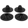 Car-Parts24 4 x spring pads spring rubber rear axle upper