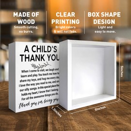 Daycare Provider Appreciation Gift, Thank You Gift for Childcare Babysitter Childminder, Kindergarten Preschool Day Care Teacher Gifts for Christmas Birthday Teacher's Day, a Child's Thank You