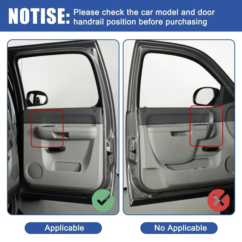PSLER Door Armrest for 2010-2014 Chevy Silverado Suburban, for GMC