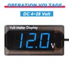 DC 12V Car Digital Voltmeter LED Display Voltage Measurement Car