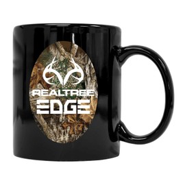 R and R Imports, Inc Realtree Edge Ceramic Mug New for 2020 (Black).
