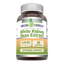 Amazing Formulas Extracto Frijol Blanco 6500mg 120 Cápsulas
