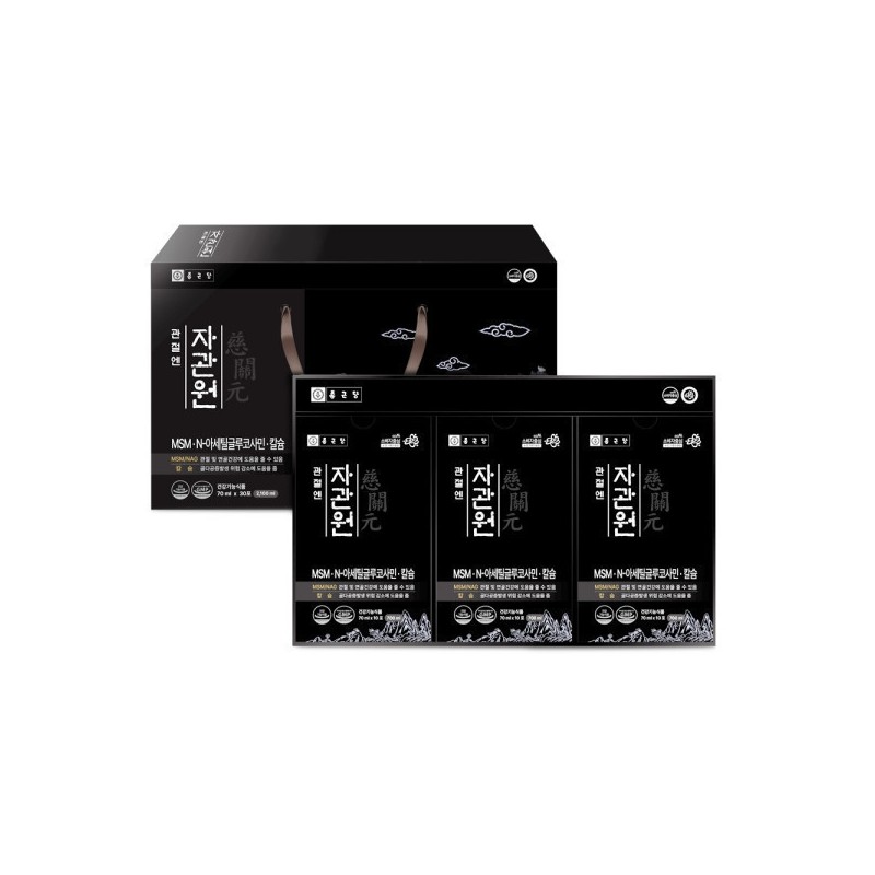 4 sets of Jonggeun Dang Joint Support Jagwanwon MSM NAG