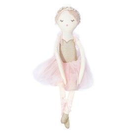MON AMI Ballerina Stuffed Doll - 22”, Plush Ballerina Doll for Girls, Use as Toy or Room Decor, Great Gift for Kids of All Ages