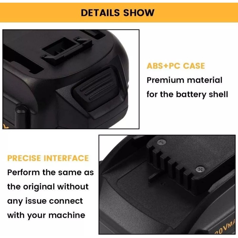 For WORX 2PACK 3.0Ah For WORX 20V MAX Extend Lithium