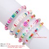 ZZ ZINFANDEL 5Pcs Surfer Beaded Stackable Bracelets for Women Stretch
