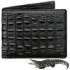 Genuine Crocodile Leather Men's Crocodile Leather Bifold Genuine Leather and