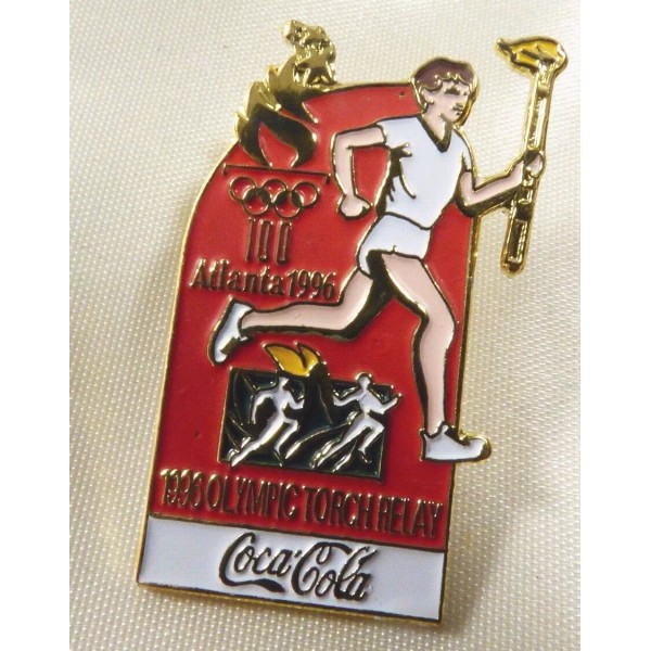 Atlanta 1996 Olympics Games Torch Relay Runner Coca Cola Sponsor