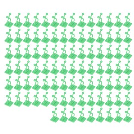 GLOGLOW 100 Piezas de Accesorios de Pared para Trepar Plantas, Clip de Fijación de Enredaderas de Pared Verde y Blanco, Clip de Fijación de Accesorio de Rama Autoadhesivo para