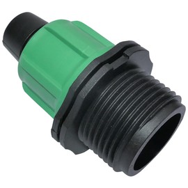 AERZETIX - C48691 - Set of 10 Drip Hose Connections/Adapters Diameter 16 x 3/4 Inch External Thread (for 16 mm Hose) - Connection for Irrigation/Sprinkler System