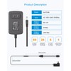 ALITOVE Security Camera Power Supply Adpter 12V 2A with 4