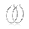 OOOPEL Silver Hoops Earrings For Women S925 Sterling Silver Post