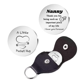 YpbbyKit Pocket Hug Token Gifts for Women Mum Nanny Auntie Gifts Mothers Day Gifts Mum Birthday Christmas Presents (Nanny gifts)