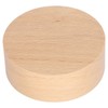Music Box Round Base Wooden Rotation Stand Musical Case Exquisite
