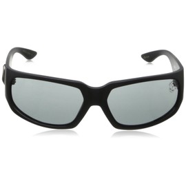 Black Flys Skater Fly Wrap Sunglasses, Matte Black, 62 mm