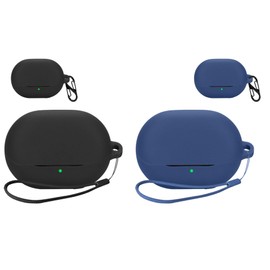 For SOUNDPEATS Air5 Pro Case [NIUQCTIAN] Wireless Noise Cancelling Earphones SOUNDPEATS Air5 Pro Cover (with Carabiner and Lanyard) Soft, Lightweight, Scratch-Resistant, Waterproof, Dustproof, Can Be