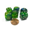 Set of 6 Beetle 16mm D6 Koplow Animal Dice -