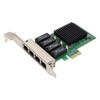 PCIe Network Card 4 Port 1000Mbps Transmission PCI Express 1.1