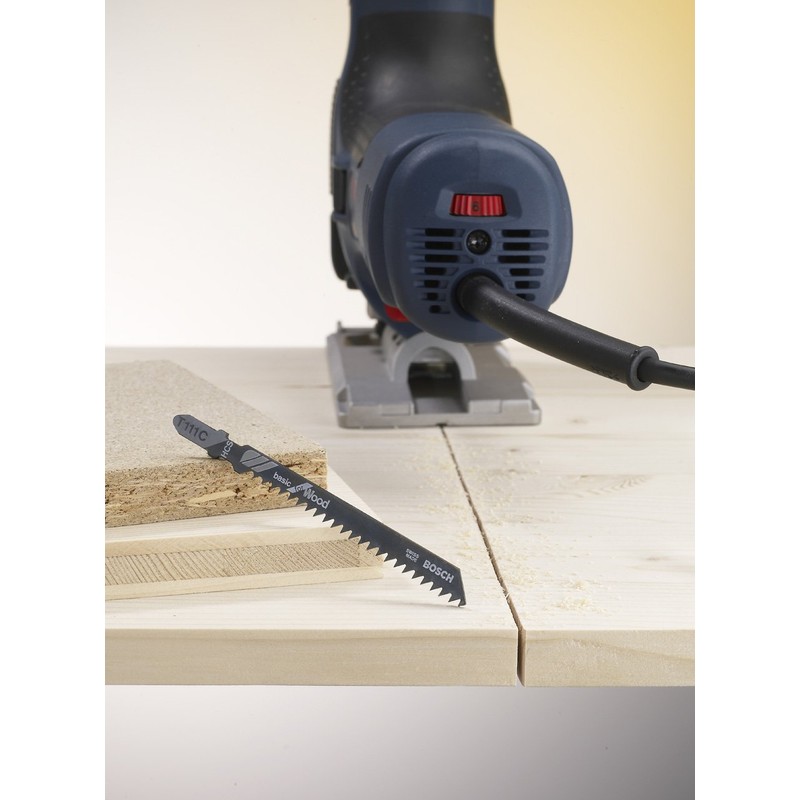 Bosch T-111C Jigsaw Blades for Carpentry, Set of 5