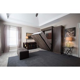 Murphy, Wall Bed Linen (4 Pcs Sheet Set) for Murphy Bed/Wall Bed White 100% Cotton 400 Thread Count - Queen Size - with 6 inches deep.