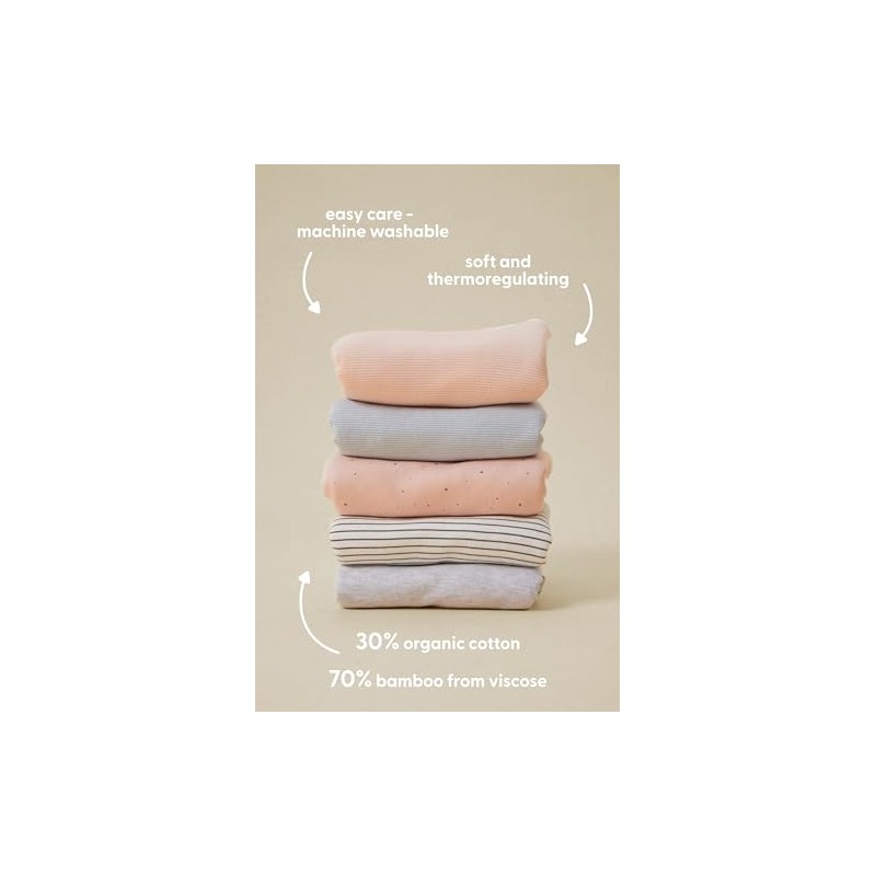 MORI Baby Soft & Gentle Organic Cotton Bamboo Hat in