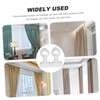 RORPOIR 2pcs Curtain Rod Bracket Hooks for Curtains Clothes Hanging