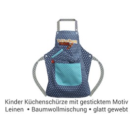 Emily´s Check Kitchen Rocket Kitchen Apron & Oven Glove for Children 468.550, 3-6 Years