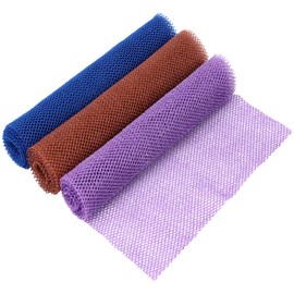 African Exfoliating Net, SunMine 3 Pieces African Bath Sponge Nylon Scrubbing Net Washcloth Shower Net for Skin Smoother