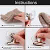 Boao Suction Cup Clip Plastic Round Suction Cup Clamp Holder