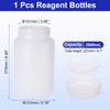 PATIKIL 2000ml Reagent Bottles, PE Wide Mouth Round Graduated Bottles