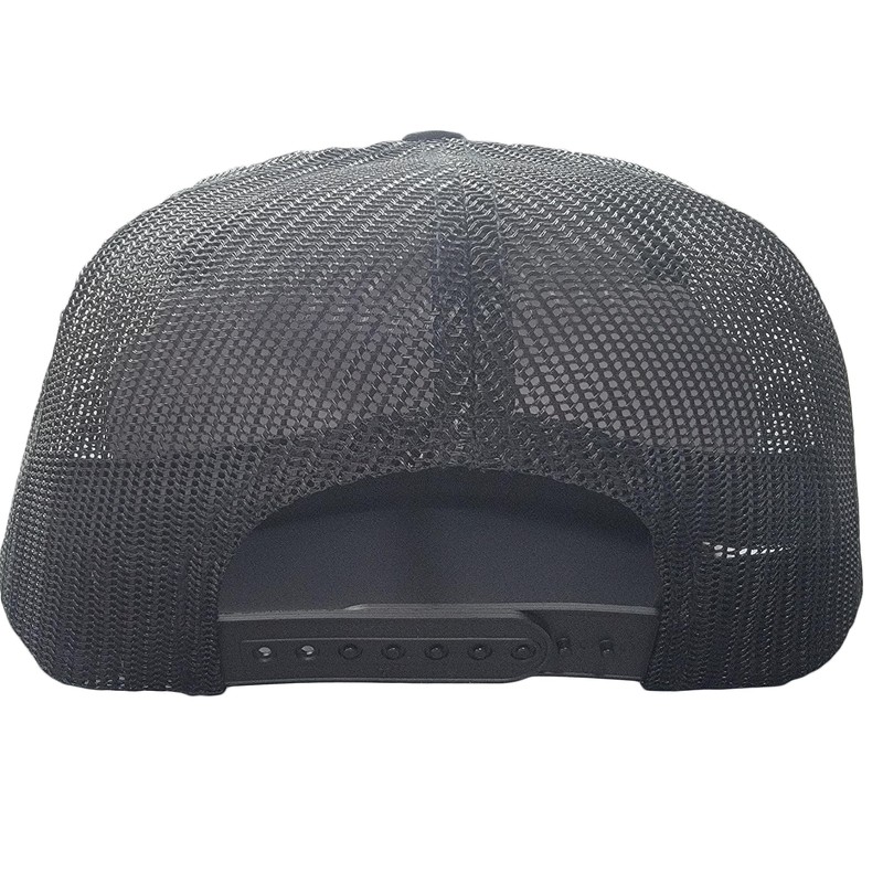 6ixset Canada Trucker Mesh 5-Panel Snapback Baseball Cap Hat Black