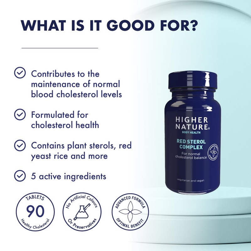 Higher Nature - Red Sterol Complex - Plant Sterols- Red