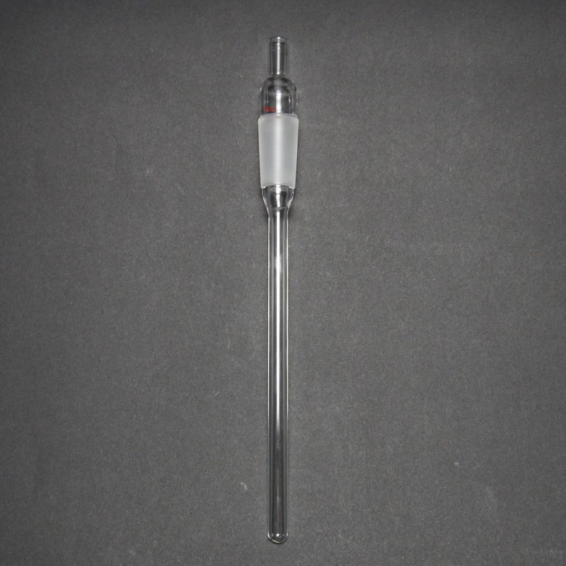 Deschem 200mm,24/40,Glass Thermometer Adapter,Lab Thermometry Tube,with Narrow Mouth