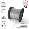 Sanuke Wire Rope Crimp Kit with 100ft 1/16 304 Stainless