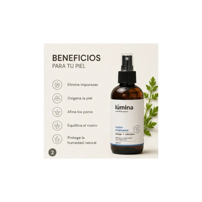 Tonico Micelar Facial Locion Oxigenante Lumina 245ml