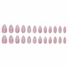 MISUD Press on Nails Medium Almond Fake Nails Glossy Glue