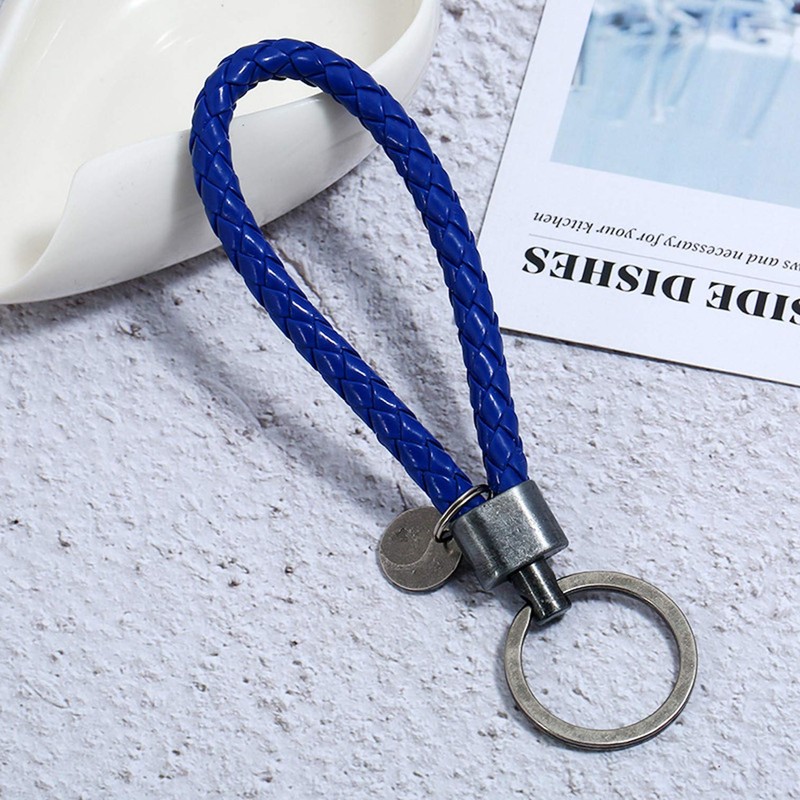 [EXDUCT] Bicycle Key Chain, Leather, Bike/Bicycle Key Chain, Key/Car (Black),