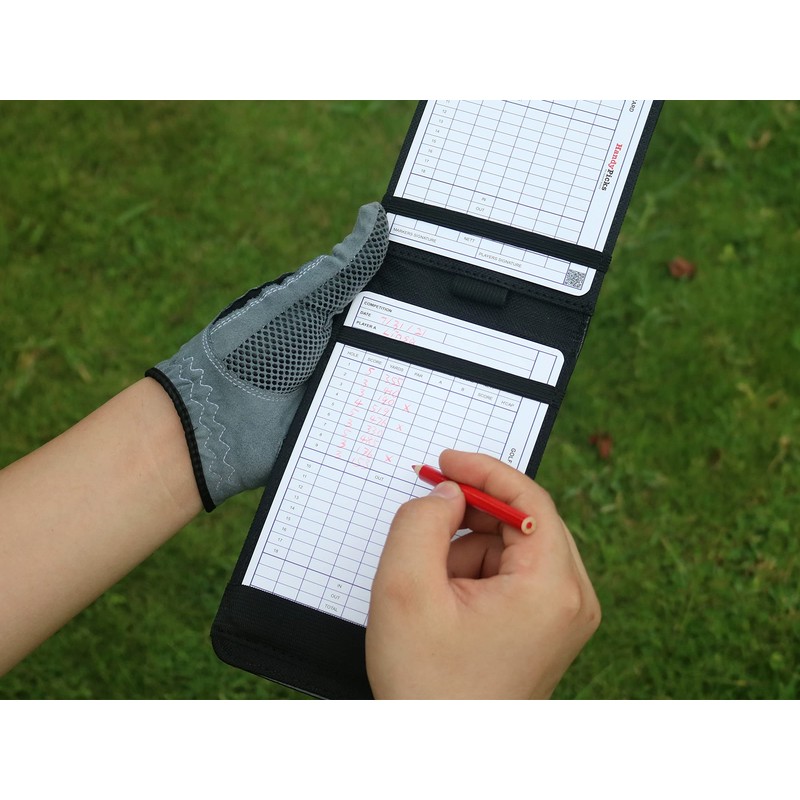 Handy Picks Leather Golf Scorecard Holder | Yardage Book Cover