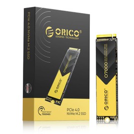 ORICO 512GB NVMe SSD PCIe 4.0- Hasta 7000MB/s, SSD M.2 2280 PCIe 4.0X4 unidad SSD interna de estado sólido, disipación de calor rápida, compatible con macOS Windows para jugadores y creadores-O7000