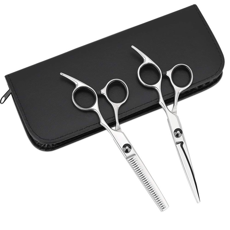 Hairdressing Scissors Set, Stainless Steel Scissors Set for Thinning and