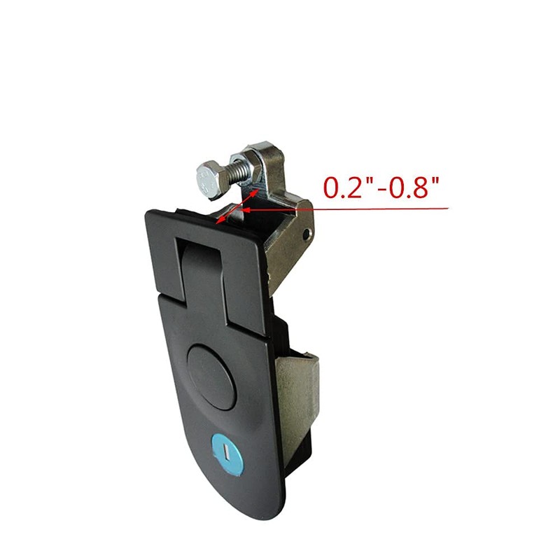 2PCS Compression Latches Black Powder Coated Zinc Alloy Compression Latch