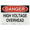 Brady 84895 Self Sticking Polyester Electrical Hazard Sign, 7" X