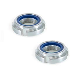Ganter Normelemente | Slot Nuts Similar to DIN 1804 | GN 1804.1-M40X1.5 | Pack of 2 | Steel Self-Locking | Thread M40 x 1.5