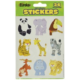 Eureka Jungle Animals Stickers