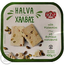 MeZap Classic Greek Halva with Pistachio 400g