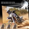 HD 1080P Bike Motorcycle Helmet Camera WiFi Flashlight Camera Anti