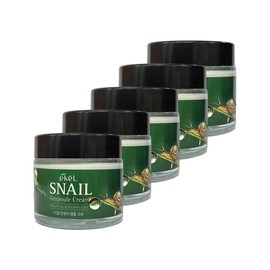 Eckel Ekel Dermatology Day Quick Drying Moisture Multi Summer Cream Snail Ampoule Elasticity Cream 70ml 5pcs / 이켈 피부과 데이 속건조 모이스처 멀티 여름 크림 달팽이 앰플 탄력 크림 70ml 5개