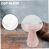 Mikinona Mushroom Glasses Creative 2pcs Novelty Drink Cup for Bars
