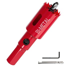 ShopXJ Hole Saw, Bimetal, Drilling, Drill Bit, Cutting Tool, DIY, Compatible with Iron, Aluminum, Plasterboard, Plastic, Wood, etc