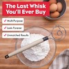 Brod & Taylor Dough Whisk - Heavy Duty Dishwasher-Safe Mixing